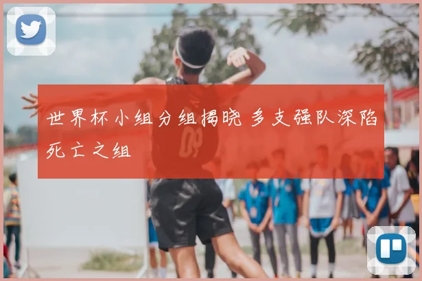 世界杯小组分组揭晓 多支强队深陷死亡之组